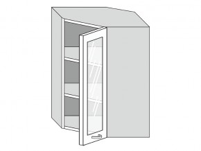 19.60.3у Шкаф настенный (h=913) угловой на 600мм со стекл. дверцей в Михайловске - mihajlovsk.magazinmebel.ru | фото