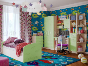 Детская комната Юниор-2 Салатовый в Михайловске - mihajlovsk.magazinmebel.ru | фото