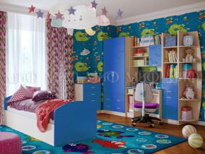 Детская комната Юниор-2 Синий в Михайловске - mihajlovsk.magazinmebel.ru | фото - изображение 1