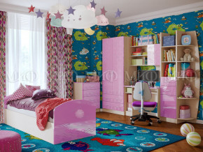 Детская комната Юниор-2 Сиреневый металлик в Михайловске - mihajlovsk.magazinmebel.ru | фото - изображение 1