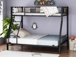 Двухъярусная кровать Гранада-1 140 черный в Михайловске - mihajlovsk.magazinmebel.ru | фото