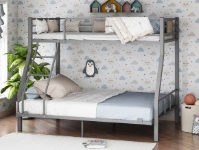 Двухъярусная кровать Гранада-1 140 Серая в Михайловске - mihajlovsk.magazinmebel.ru | фото