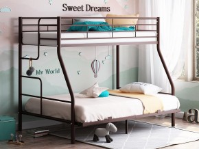 Двухъярусная кровать Гранада-3 140 коричневый в Михайловске - mihajlovsk.magazinmebel.ru | фото
