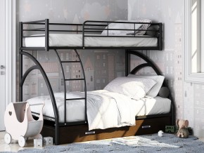 Двухъярусная кровать Виньола-2 Я черный в Михайловске - mihajlovsk.magazinmebel.ru | фото