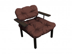 Кресло Дачное коричневая подушка в Михайловске - mihajlovsk.magazinmebel.ru | фото