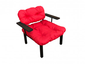 Кресло Дачное красная подушка в Михайловске - mihajlovsk.magazinmebel.ru | фото