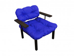 Кресло Дачное синяя подушка в Михайловске - mihajlovsk.magazinmebel.ru | фото