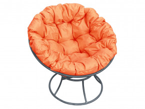 Кресло Папасан без ротанга оранжевая подушка в Михайловске - mihajlovsk.magazinmebel.ru | фото