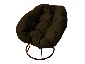 Кресло Пончик без ротанга коричневая подушка в Михайловске - mihajlovsk.magazinmebel.ru | фото - изображение 1