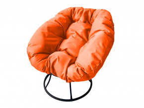 Кресло Пончик без ротанга оранжевая подушка в Михайловске - mihajlovsk.magazinmebel.ru | фото - изображение 1