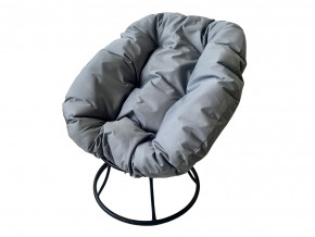 Кресло Пончик без ротанга серая подушка в Михайловске - mihajlovsk.magazinmebel.ru | фото - изображение 1