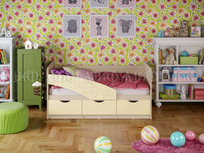 Кровать Бабочки 1600 Ваниль в Михайловске - mihajlovsk.magazinmebel.ru | фото
