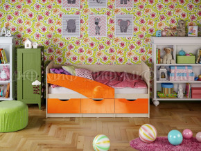 Кровать Бабочки 1800 Оранжевый металлик в Михайловске - mihajlovsk.magazinmebel.ru | фото