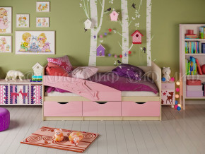 Кровать Дельфин 1600 Розовый металлик в Михайловске - mihajlovsk.magazinmebel.ru | фото