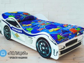 Кровать детская машина Полиции в Михайловске - mihajlovsk.magazinmebel.ru | фото