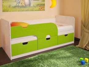 Кровать детская Минима лайм в Михайловске - mihajlovsk.magazinmebel.ru | фото