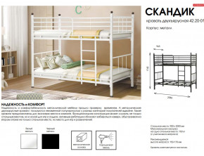 Кровать двухъярусная Скандик 42.20-01 в Михайловске - mihajlovsk.magazinmebel.ru | фото - изображение 2