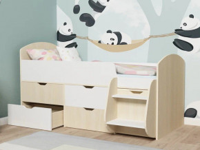 Кровать Малыш-7 Дуб-Белое дерево в Михайловске - mihajlovsk.magazinmebel.ru | фото - изображение 3