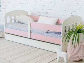 Кровать Малыш с ящиком розовый в Михайловске - mihajlovsk.magazinmebel.ru | фото