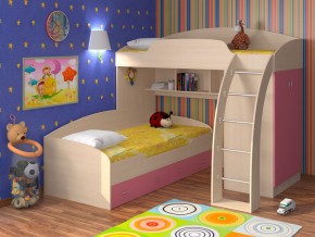 Кровать Соня 1+2 Розовый в Михайловске - mihajlovsk.magazinmebel.ru | фото - изображение 1