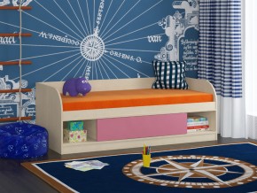 Кровать Соня 4 дуб молочный-розовый в Михайловске - mihajlovsk.magazinmebel.ru | фото