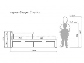 Кровать Svogen classic с ящиками и бортиком графит-белый в Михайловске - mihajlovsk.magazinmebel.ru | фото - изображение 2