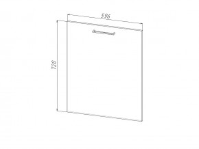 П 60 Комплект для посудомоечной машины 600 мм (цоколь + фасад) ЛДСП в Михайловске - mihajlovsk.magazinmebel.ru | фото
